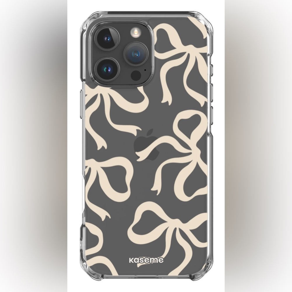 Kaseme - Lace Clear iPhone 16 Pro Max case